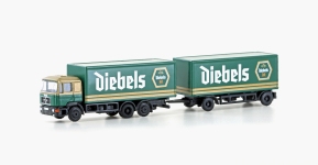 MiNis LC4606 - N - MAN F90 Koffer-Hängerzug Diebels